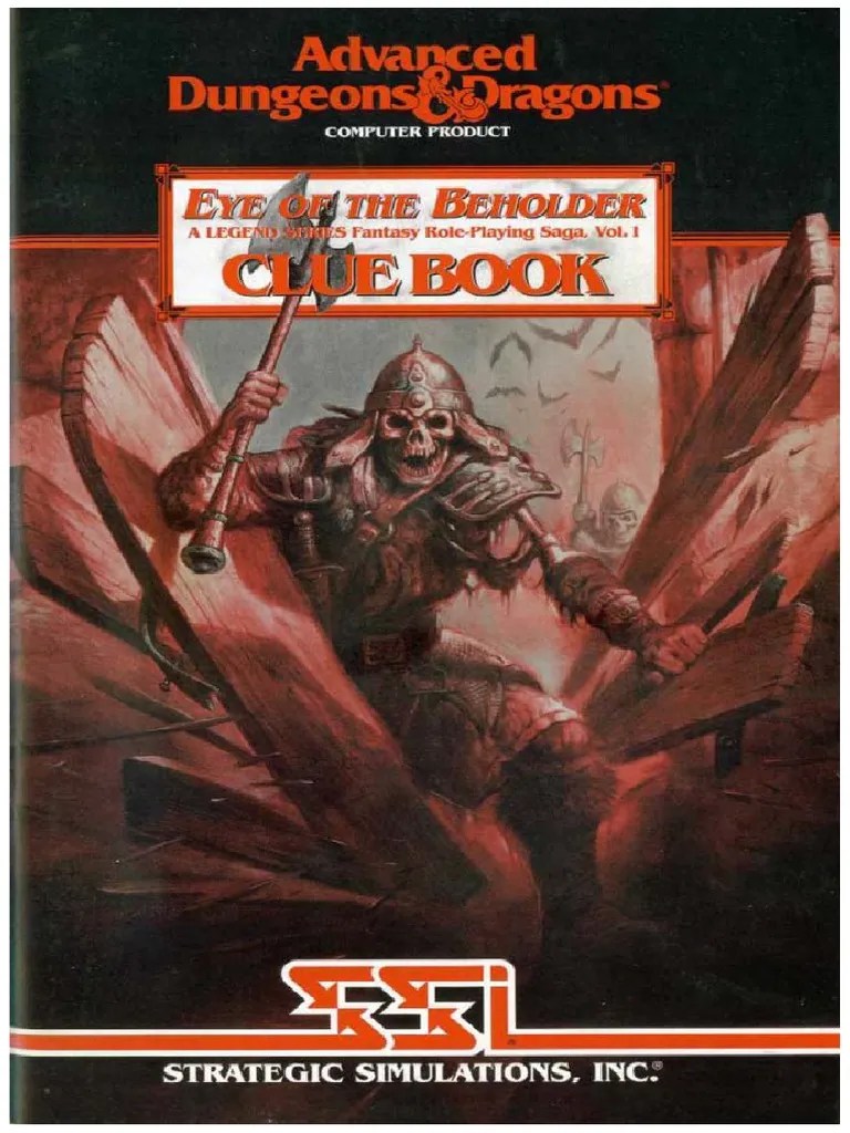 Eye of the Beholder I Clue Book Books