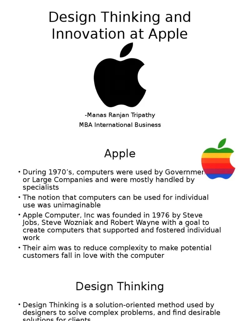 Apple _ppt_on_innovation Apple Inc. Macintosh