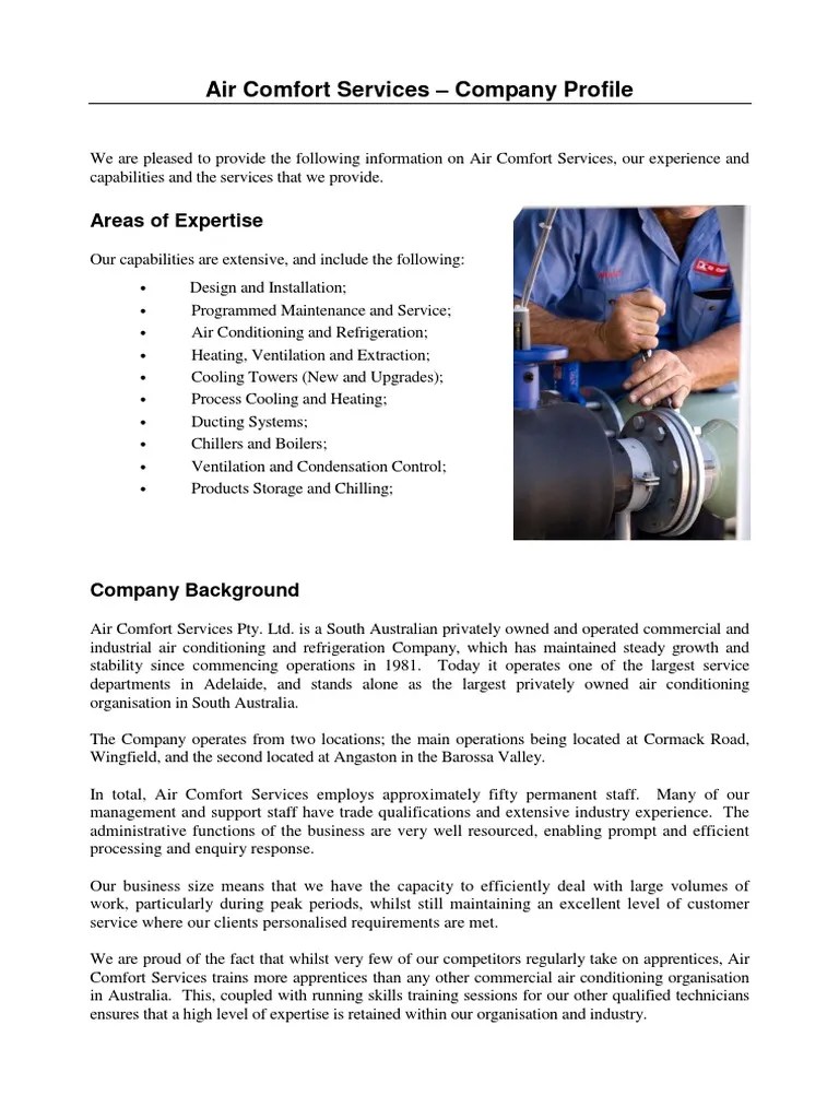 2 HVAC Company Profile Hvac Air Conditioning