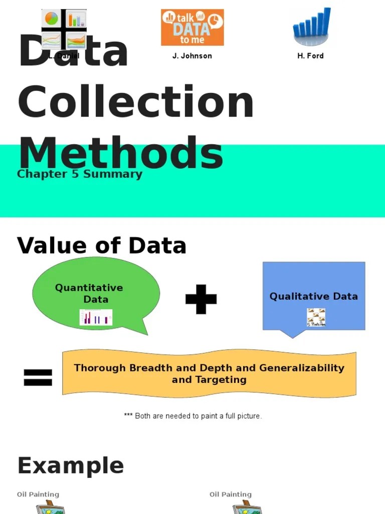 Data Collection Methods Chapter 5 Qualitative Research Quantitative