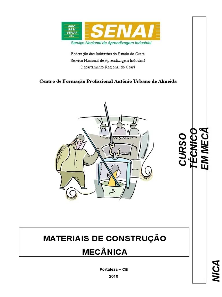 SENAI Apostila Materiais Construção Mecânica 2011 Estrutura de