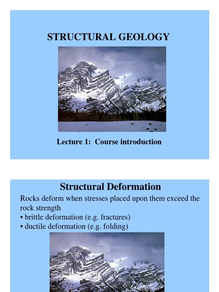 STRUCTURAL GEOLOGY.pdf Fault (Geology) Structural Geology