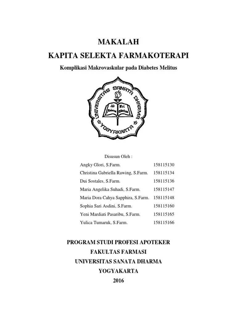 Komplikasi Makrovaskular Diabetes Melitus PDF