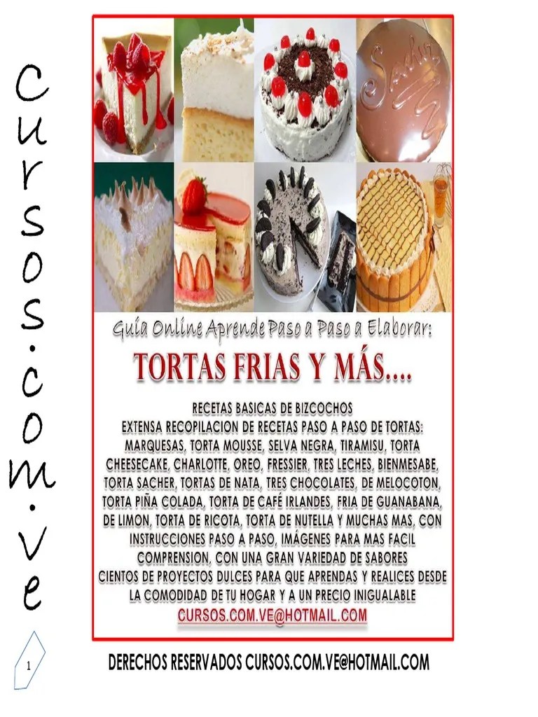 0.Tortas Frias Recetas Bases Cream Meringue
