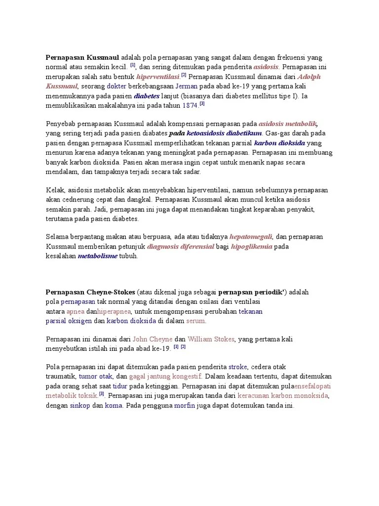 asidosis hiperventilasi Adolph Kussmaul diabetes