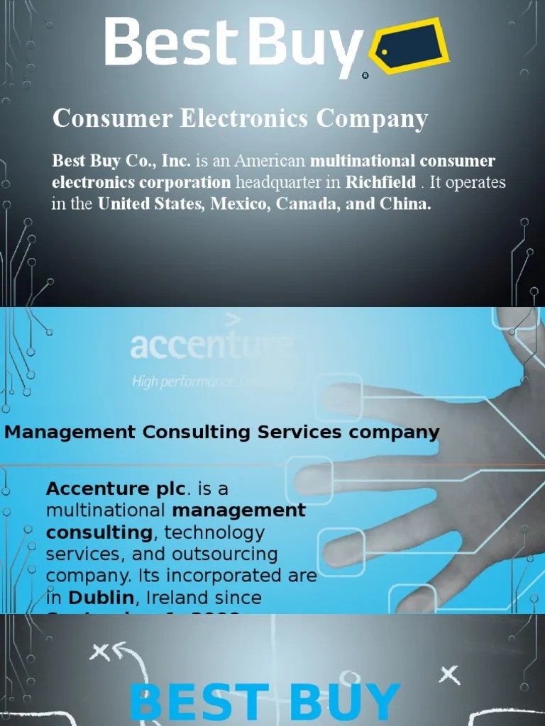 HRM Process of BestBuy & Accenture PDF Outsourcing Human Resource