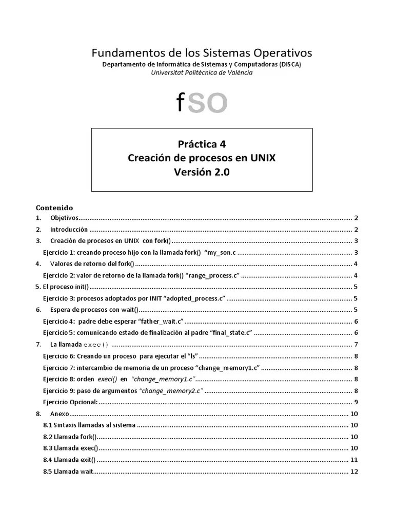 Creación de procesos en UNIX Estructura de datos de matriz Kernel