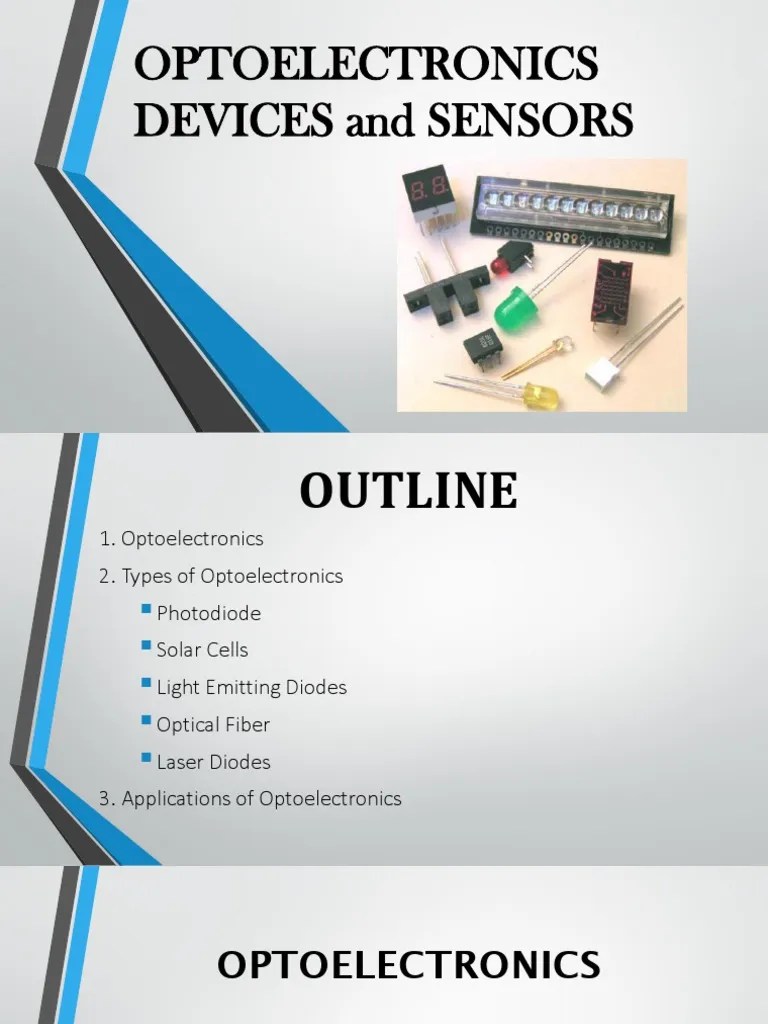 Optoelectronics Devices and Sensors PDF Light Emitting Diode
