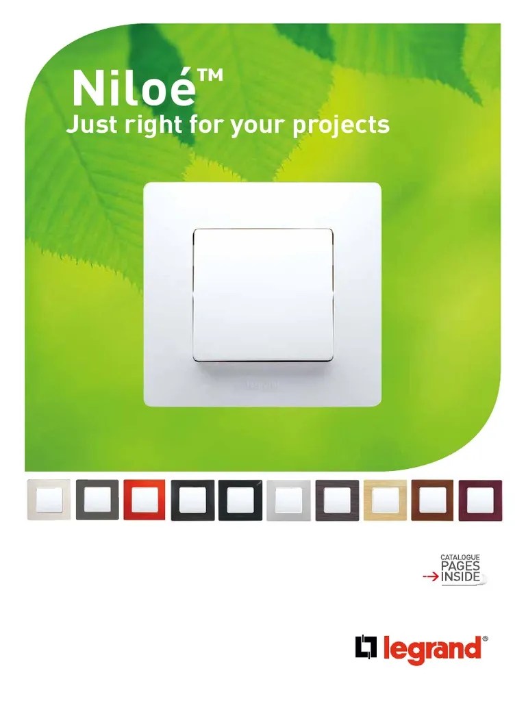 Legrand Niloe_catalogue Electrical Connector Switch