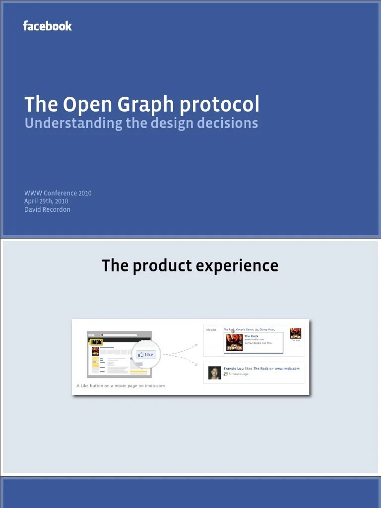 The Open Graph Protocol Design Decisions PDF