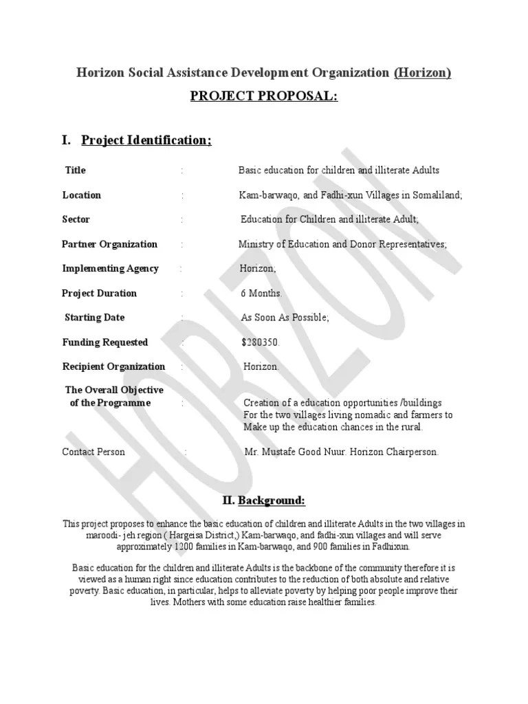 Project Proposal for Education Literacy Teaching Method Free 30