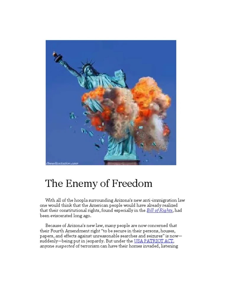 The Enemy of Freedom PDF Virtue Justice