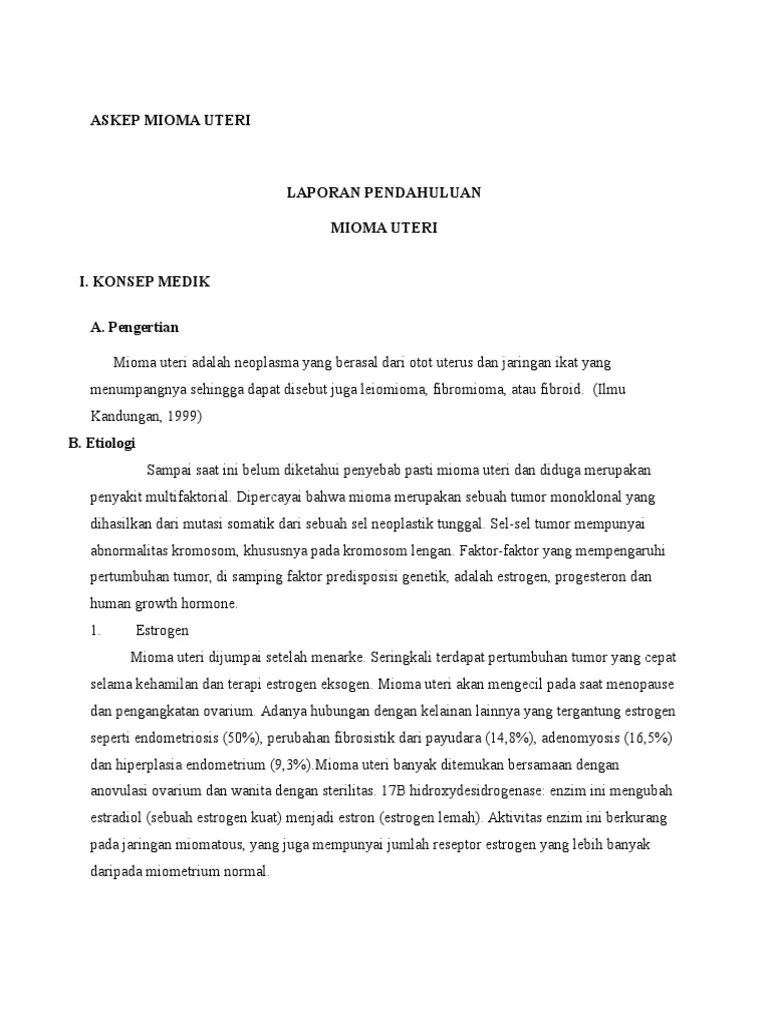 Askep Mioma Uteri