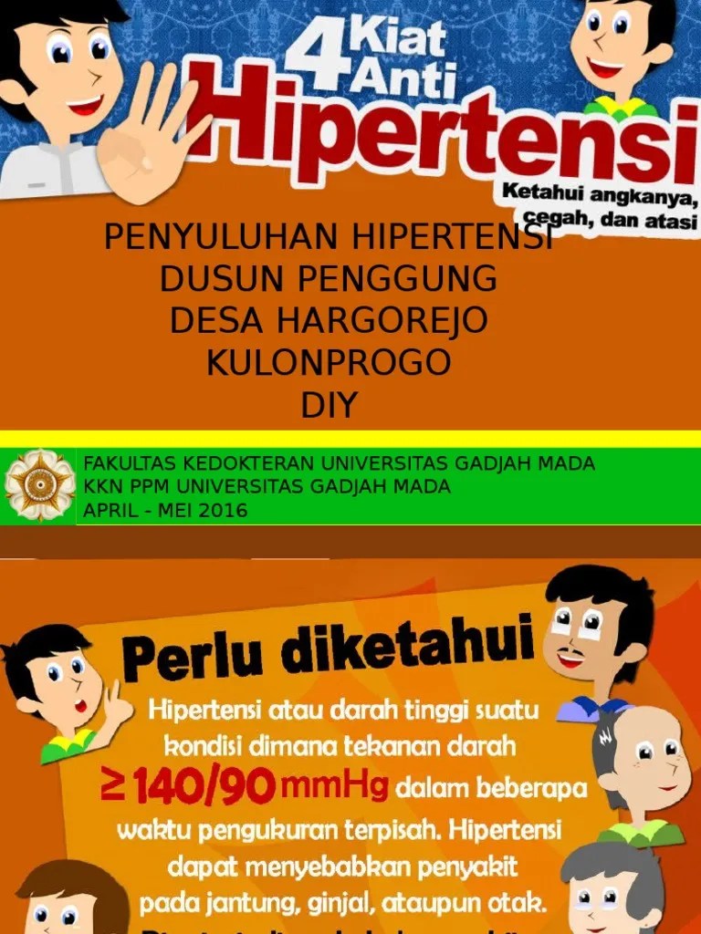 Presentasi Penyuluhan Hipertensi | PDF