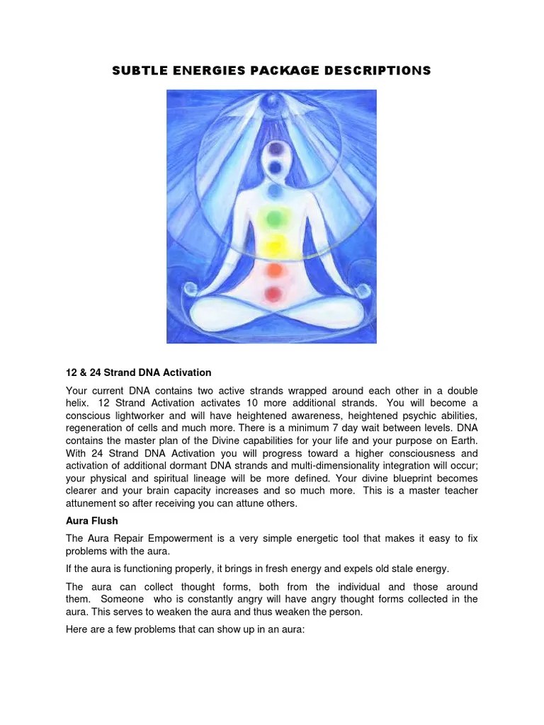 Subtle Energies Package Descriptions Aura (Paranormal) Higher Self