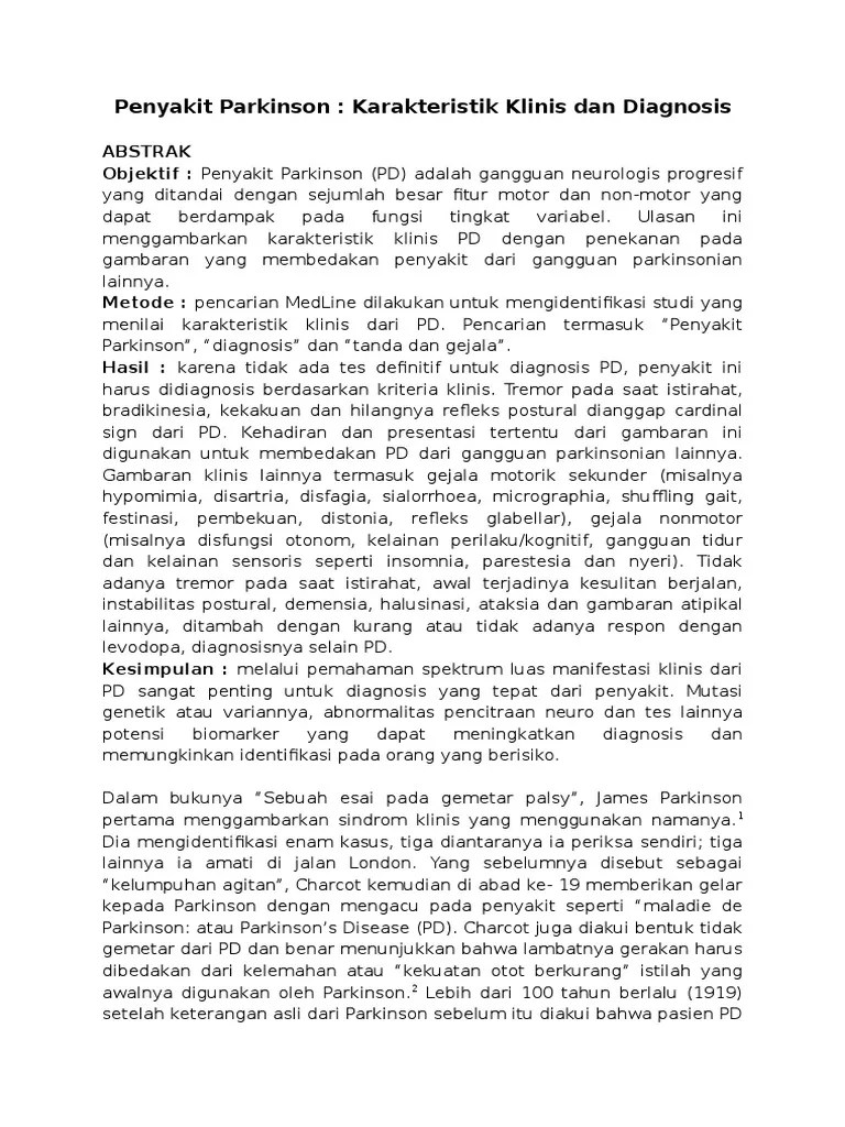Jurnal Penyakit Parkinson PDF