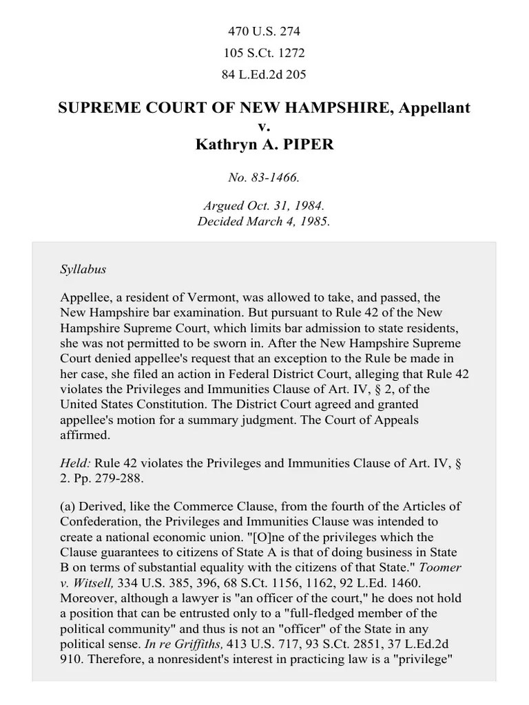 Supreme Court of New Hampshire, Appellant v. Kathryn A. PIPER PDF Supreme Court Of The