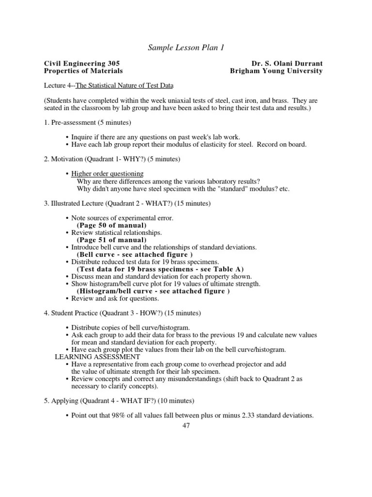 4MAT Lesson Plans Boolean Algebra Strength Of Materials