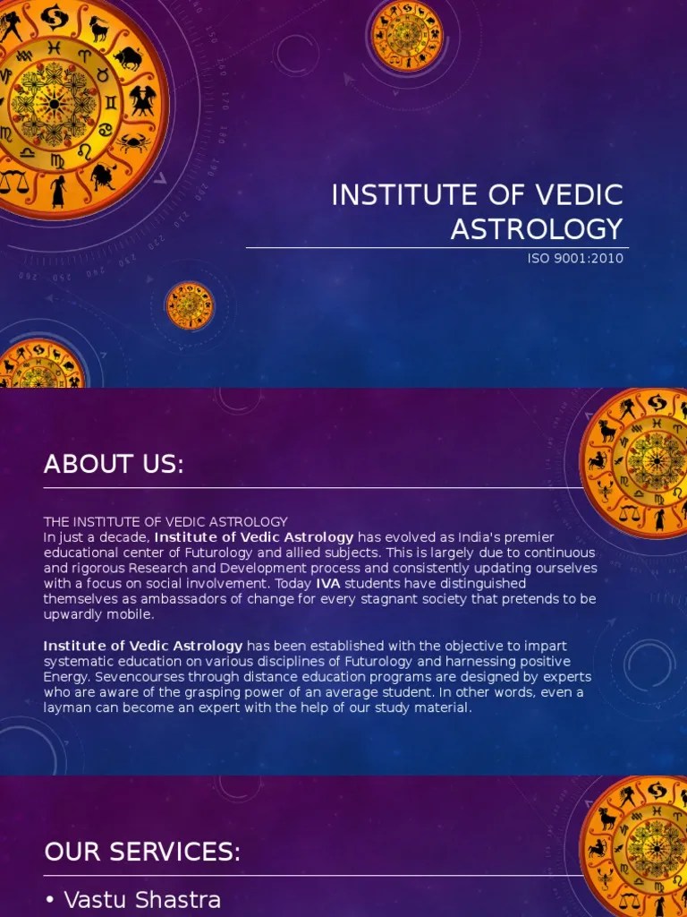 Institute of Vedic Astrology Feng Shui Astrology
