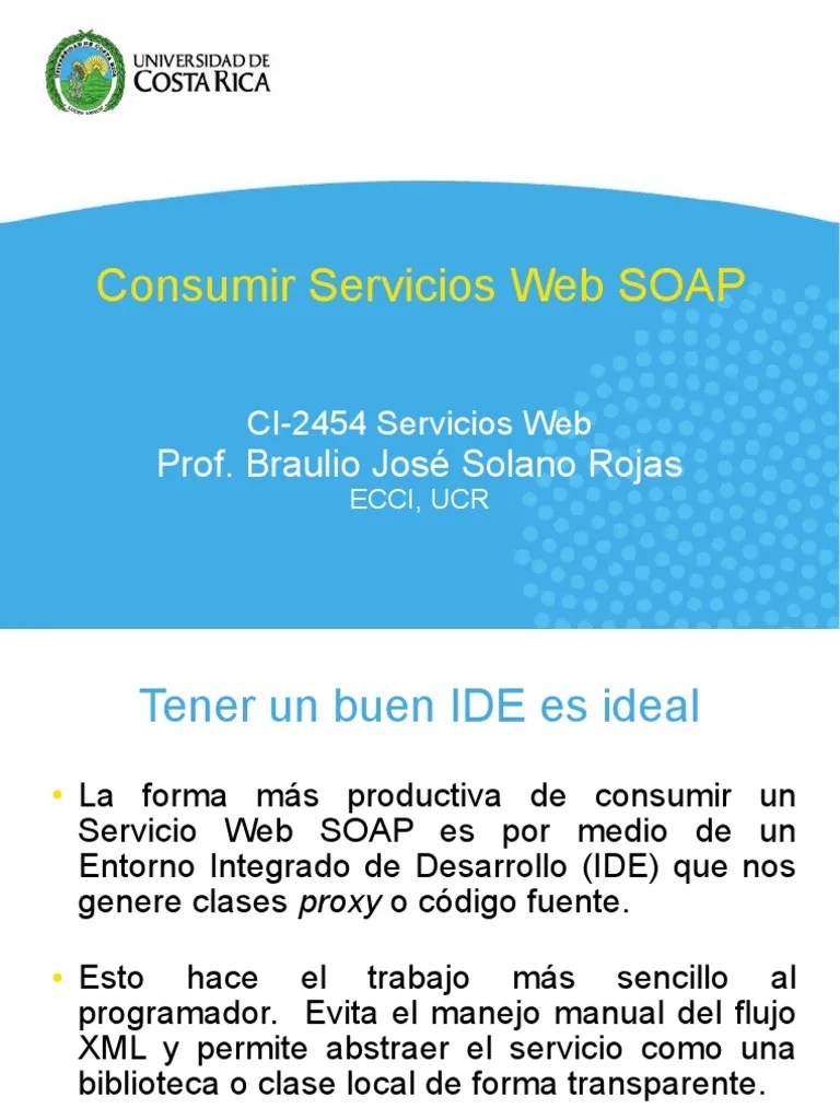 Consumir Servicios  Soap PDF Entorno de desarrollo integrado