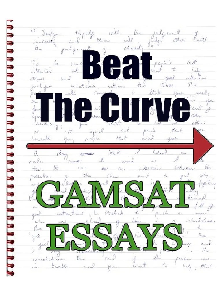 Beat the Curve Gamsat Essays Argument Essays