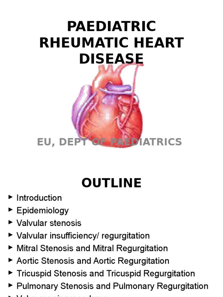 Rheumatic Heart Disease Heart Valve Heart