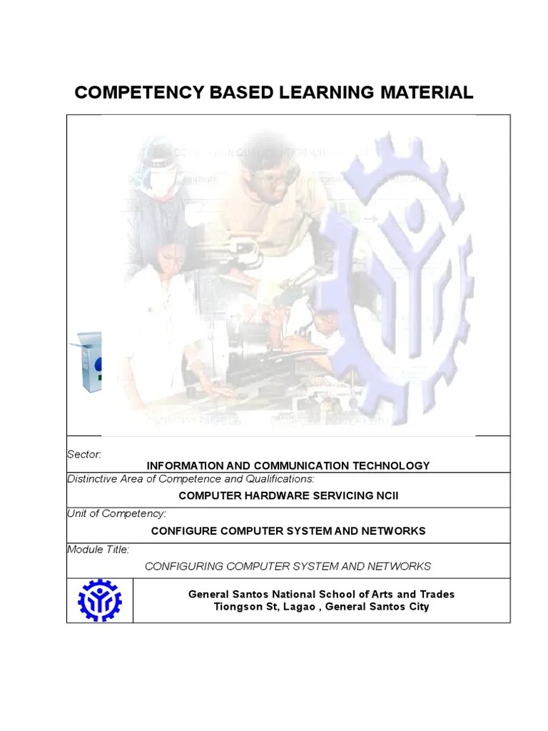 CBLM Sample For Beginners PDF Computer Network Laptop