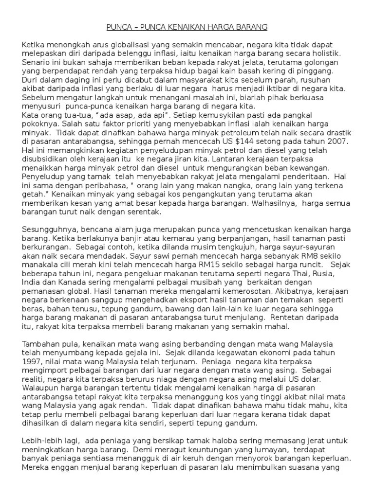 Karangan Kenaikan Harga Barang - Najib Razak Pada Bulan Disember 2015 Orang Ini Pernah Menulis Satu Karangan Panjang Untuk Menghantam Saya Apabila Tarif Elektrik Telah Dinaikkan 0 73 Sen Setiap Kw J Ya 0 73 Sen Setiap Kw J Ataupun