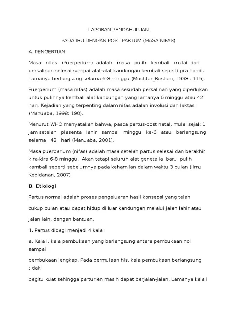 Lp Post Partum