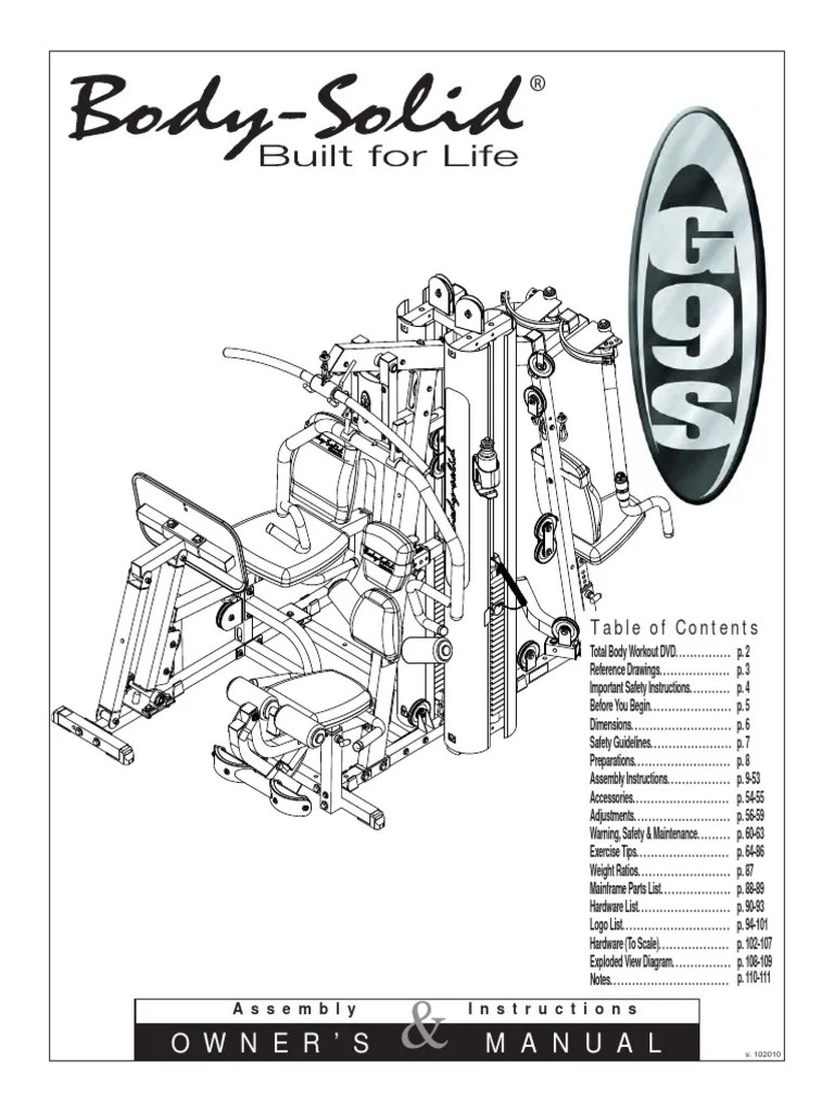 Manual G9S | Download Free PDF | Nut (Hardware) | Strength Training