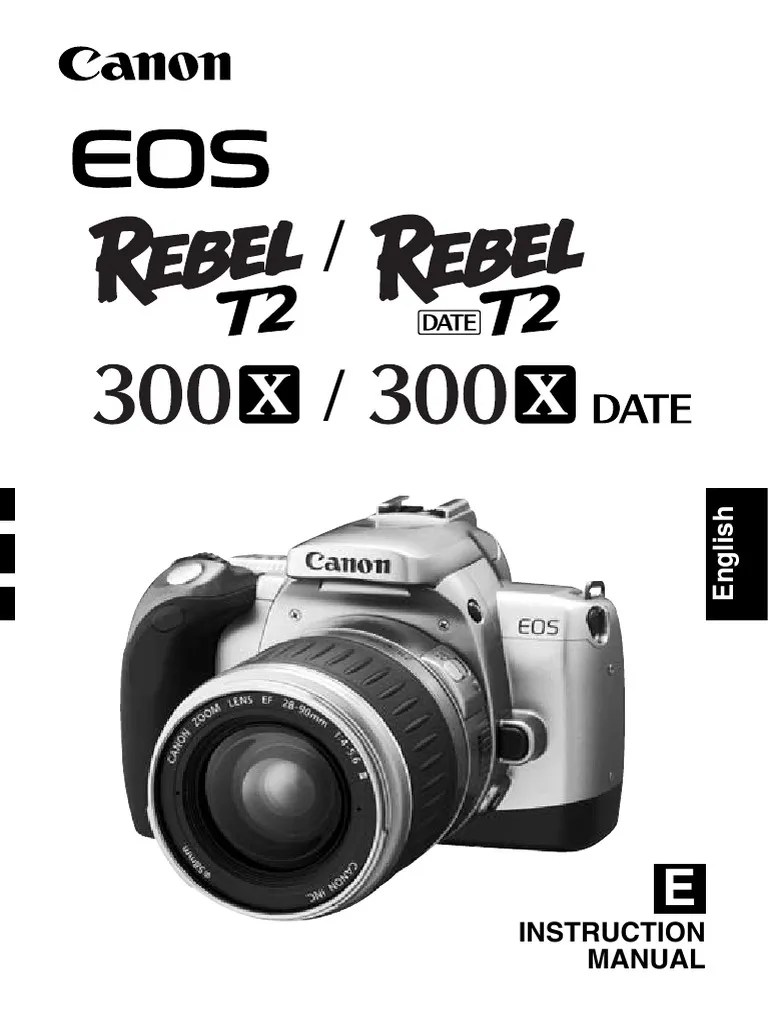 CANON Eos Rebel T2 Manual Exposure (Photography) Autofocus