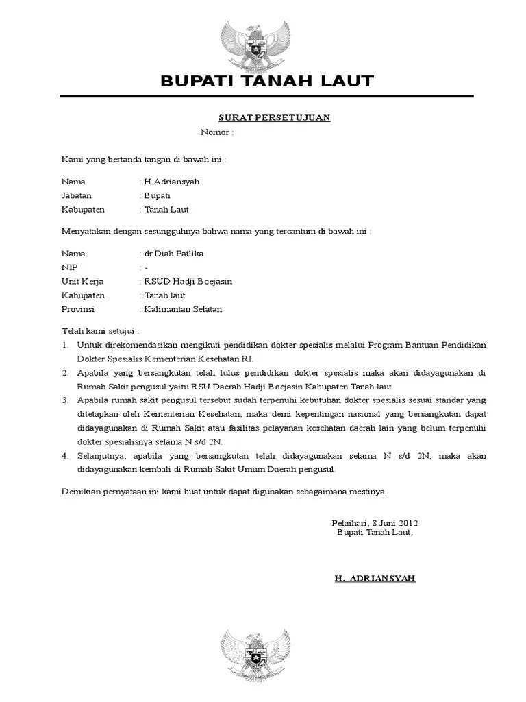 PPDS Surat Rekomendasi Bupati PDF