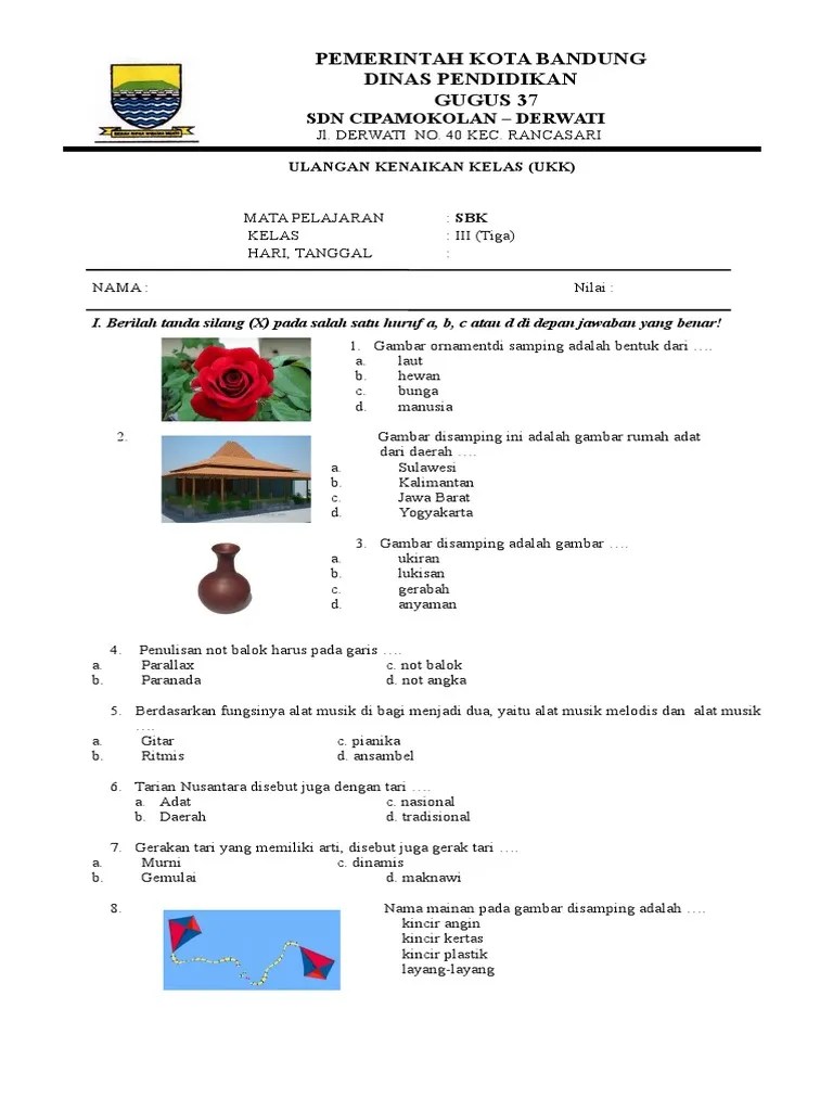 152103923SoalUkkSbkKelas3Sd