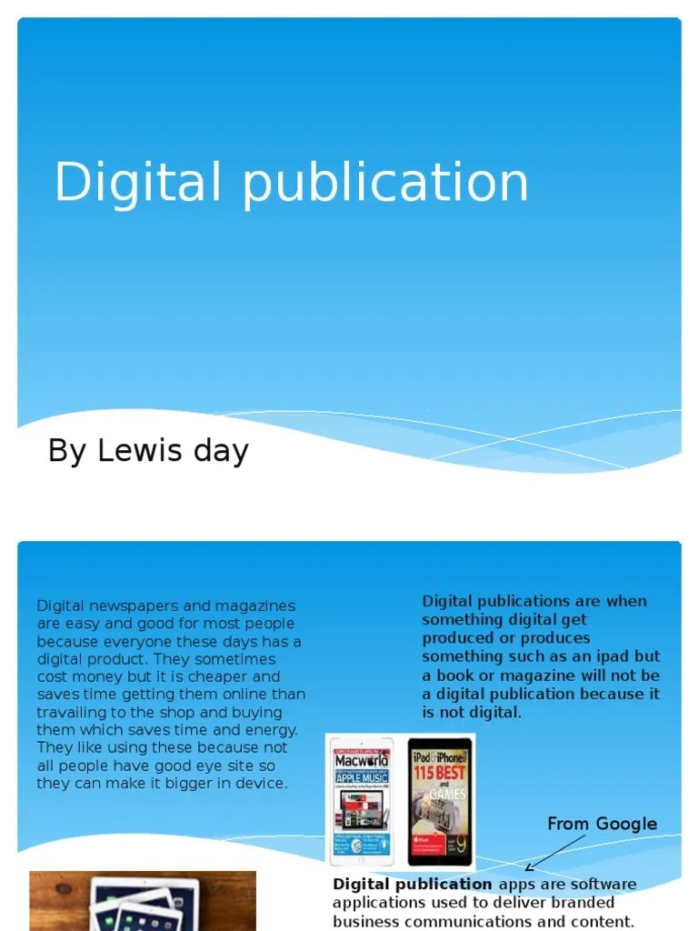 digital publication powerpoint Printing Printmaking