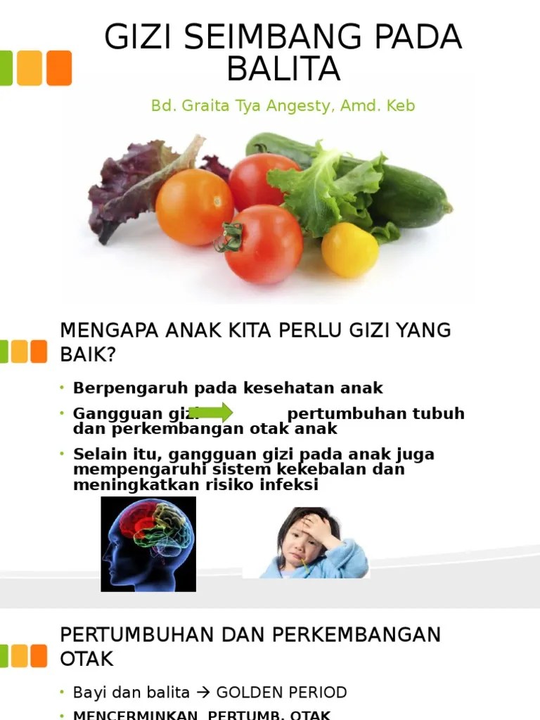 Gizi Seimbang pada Balita