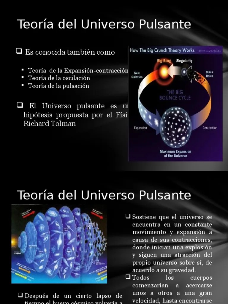 Teoría Del Universo Pulsante Universo Teoría