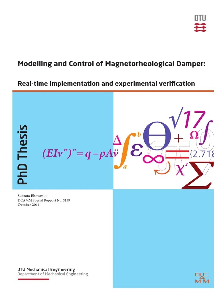 Modelling and Control of Damper Control Theory