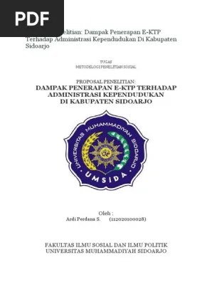 Proposal Penelitian | PDF