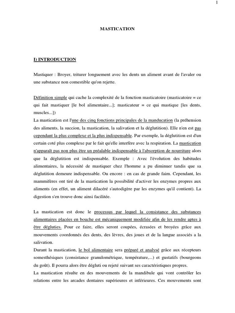 mastication.pdf Cortex cérébral Cerveau