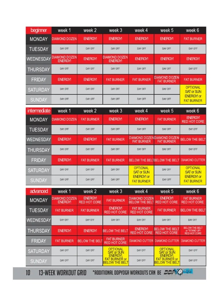 DDP Yoga Program Guide.pdf Sports Energy And Resource