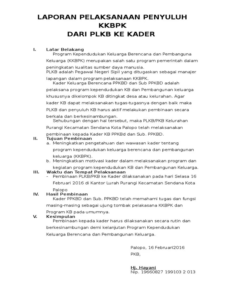 Laporan Pelakanaan 22 | PDF