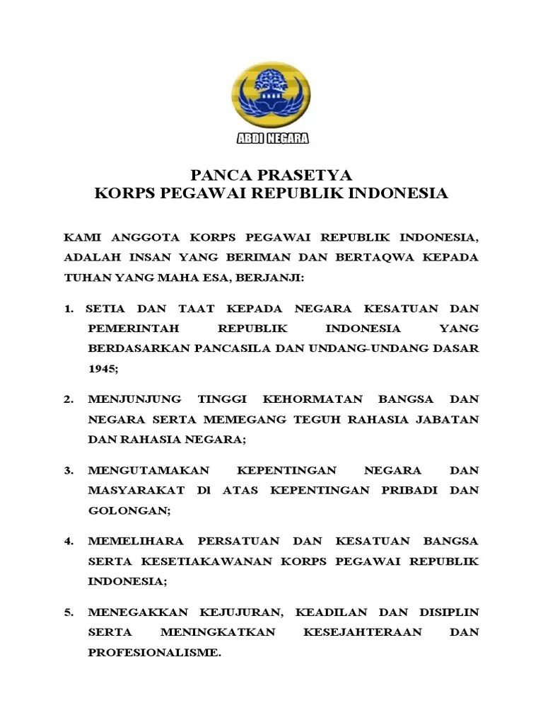Panca Prasetya Korpri