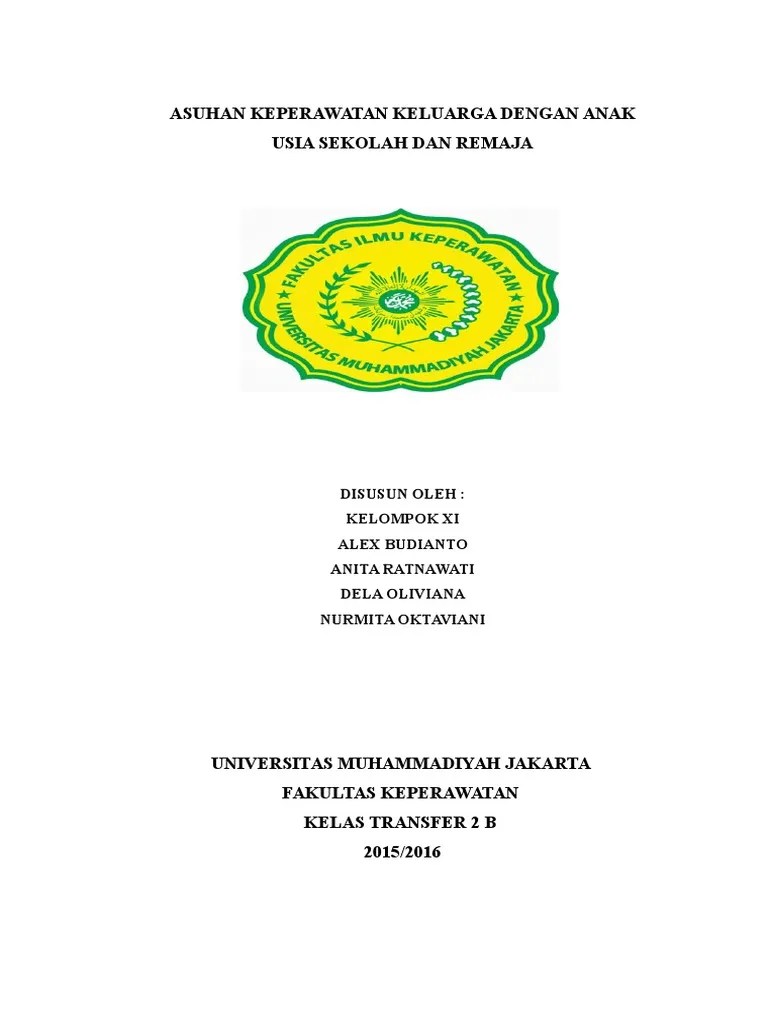 Asuhan Keperawatan Keluarga Dengan Anak Usia Sekolah Dan Remaja