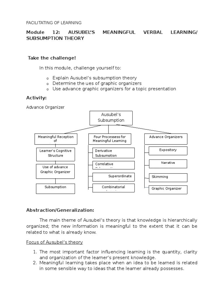 The best example of Generalization Graphic Organizer Example