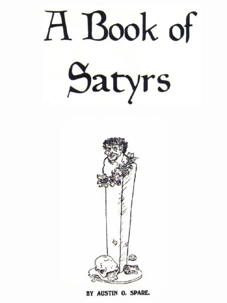 Austin Osman Spare A Book Of Satyrs Books