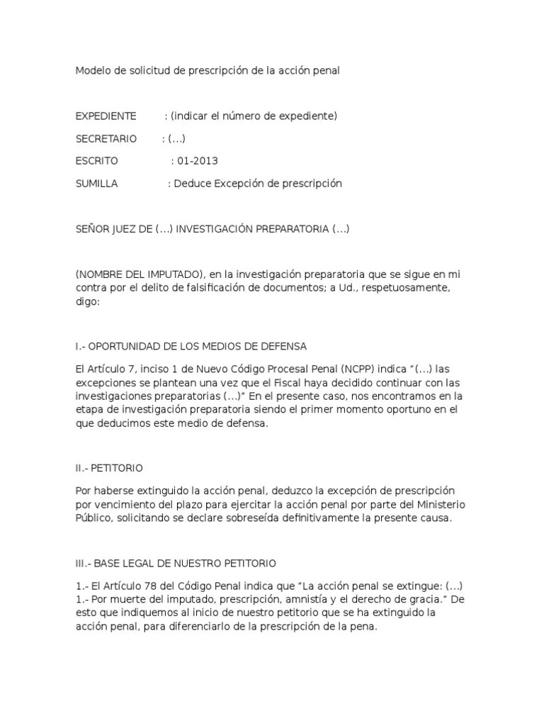 Request for Dismissal Due to Statute of Limitations in a Case