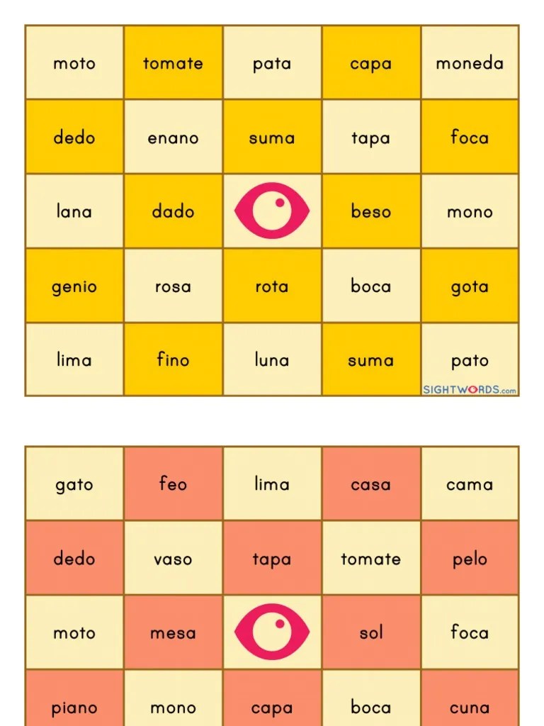 BINGOLECTURADEPALABRAS.pdf Ocio Astronomía Prueba gratuita de