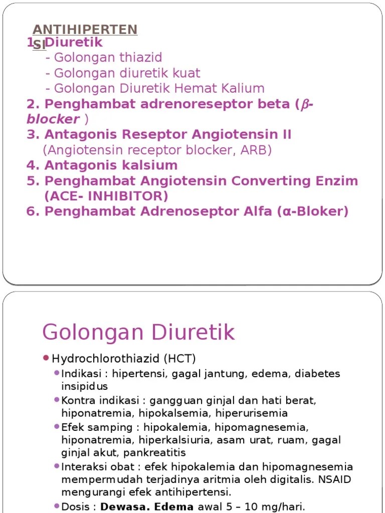 Obat Antihipertensi Farmasi (1)