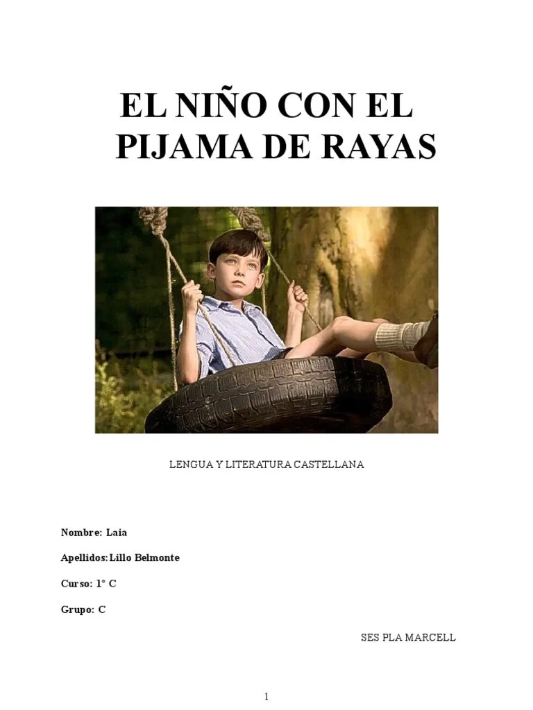 dossier el niño con el pijama de rayas Narrativa Narración