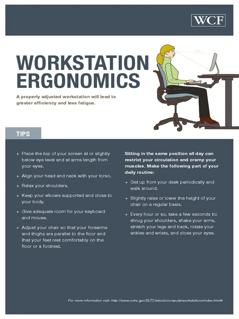 Workstation Ergonomics PDF